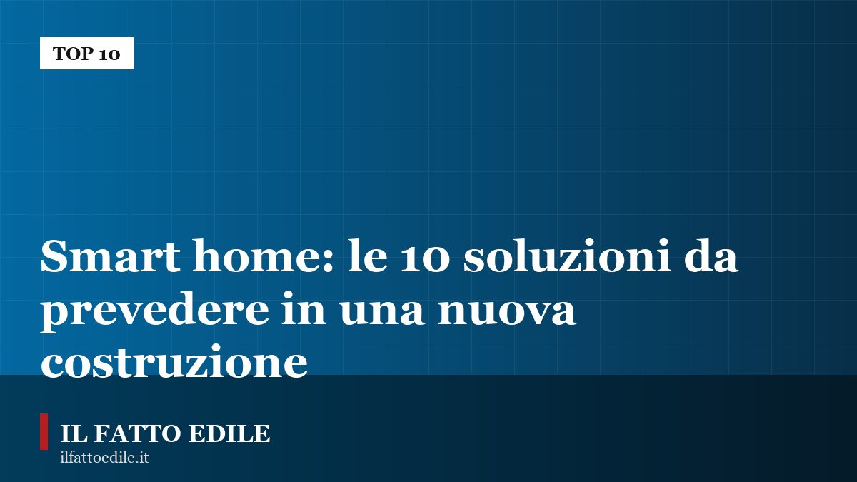 Interno di abitazione di nuova costruzione con pannello domotico e automazione degli ambienti